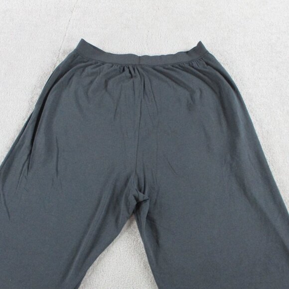 SKIMS Boyfriend Loose Pants Womens Medium Onyx Black Stretch Casual NWT NEW - Picture 5 of 13
